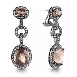 Серьги с французским замком из золота юлR821STE4