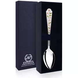 Серебряная чайная ложка «Лето Ромашка» 486ЛЖ03807