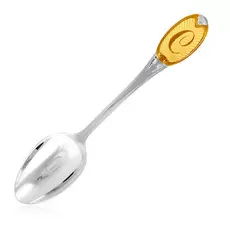 Серебряная чайная ложка с логотипом 293ЛЖ03802