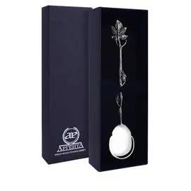 Серебряная чайная ложка «Виноград» 350ЛЖ03806