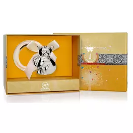 Серебряная погремушка Кошка 1GI0081J/8