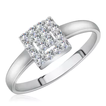 Серебряное кольцо с фианитами 94011712