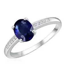 Серебряное кольцо с корундом R-DRGR00681-SP