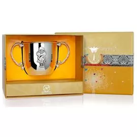 Серебряный детский поильник «Девочка» 002ПЛ05801