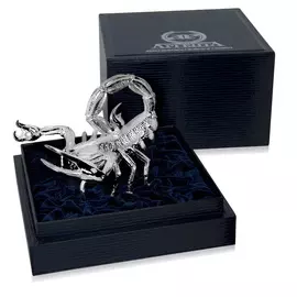 Визитница из серебра 123ДЖ09801