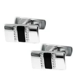 Запонки из серебра 94160019