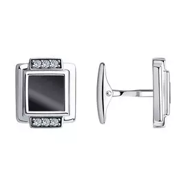 Запонки из серебра 94-160-00365-1