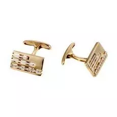 Запонки из золота KR0238CF_D_YG