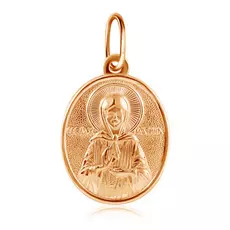 Золотая подвеска иконка Святая Матрона 17020429000
