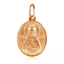 Золотая подвеска иконка Святая Матрона 17020429000