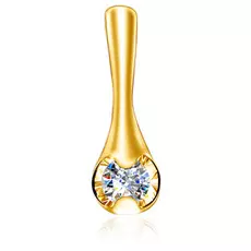 Золотая подвеска с бриллиантом 57319001000