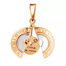 Золотая подвеска Time is now Д0268-035321
