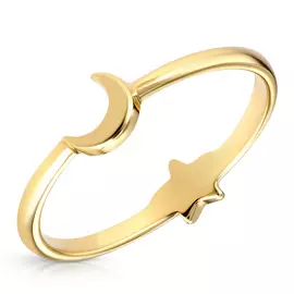 Золотое кольцо без вставки 55310076