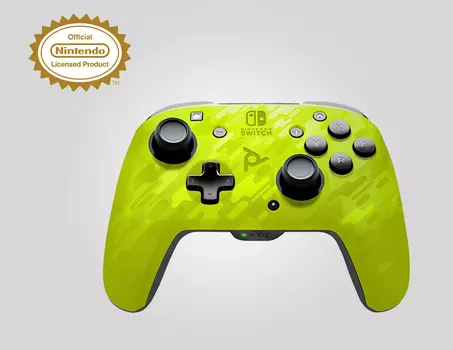 Аксессуар NS: Беспроводной контроллер Faceoff Yellow Camo