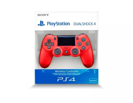 Беспроводной контроллер PlayStation DualShock 4 v2 "красная лава "