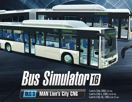 Bus Simulator 16 - MAN Lion's City CNG Pack (Версия для СНГ [ Кроме РФ и РБ ]) (PC)