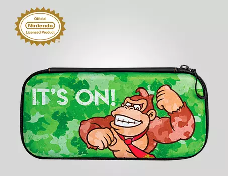 Дорожный чехол Nintendo Switch Slim Donkey Kong Camo