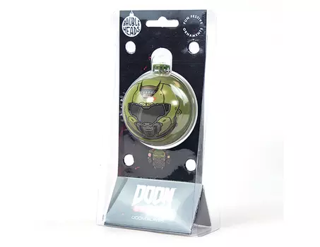 Елочная игрушка Doom Slayer