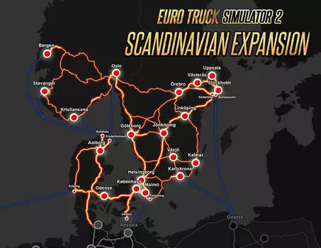 Euro Truck Simulator 2 – Scandinavia (PC)