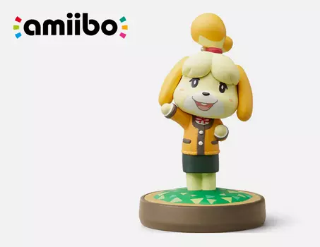 Фигурка amiibo Изабель (Зимняя одежда) (коллекция Animal Crossing)
