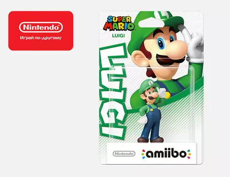 Фигурка amiibo Луиджи (коллекция Super Mario)