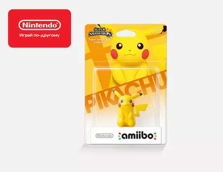 Фигурка amiibo Пикачу (коллекция Super Smash Bros.)