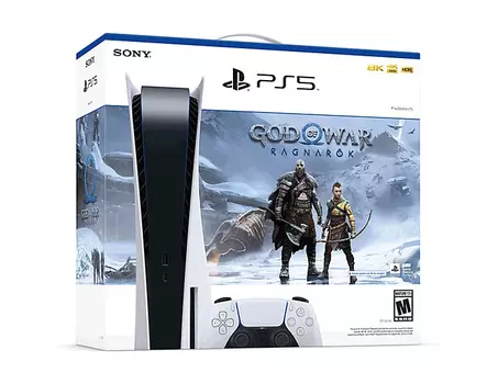 Игровая консоль PS5 Blu-Ray Edition (CFI-1216A) + God of War Ragnarok (цифровая версия)