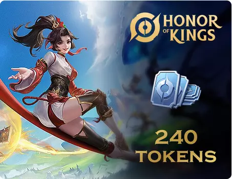 Игровая валюта Honor of Kings 240 Tokens [Цифровая версия] (PC)