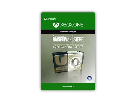 Игровая валюта Tom Clancy's Rainbow Six Siege: 4920 Credits (Xbox One + Xbox Series X|S) (RU)