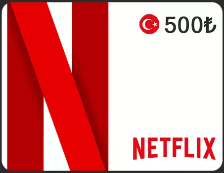 Карта оплаты Netflix 500 TL Turkey [Цифровая версия] (PC)