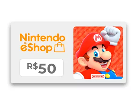 Карта оплаты Nintendo 50 BRL Brazil [Цифровая версия]
