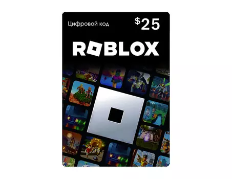 Карта оплаты Roblox 25 USD USA [Цифровая версия] (PC)