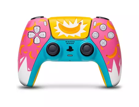 Кастомизированный беспроводной контроллер DualSense 5 "Banana shake"
