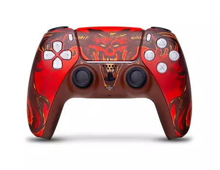 Кастомизированный беспроводной контроллер DualSense 5 "Дьябло"