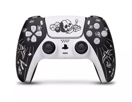 Кастомизированный беспроводной контроллер DualSense 5 "Disgusting Men"
