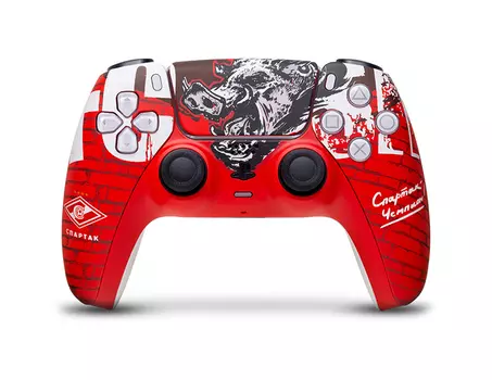 Кастомизированный беспроводной контроллер DualSense 5 "Спартак. Чемпион"