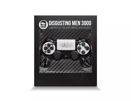 Кастомизированный беспроводной контроллер DualShock 4 "Disgusting men"