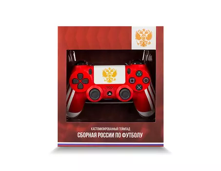 Кастомизированный беспроводной контроллер DualShock 4 "Сборная России"