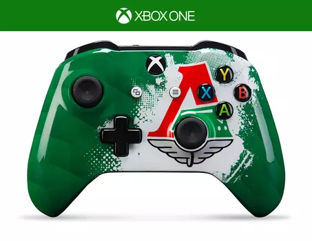 Кастомизированный беспроводной контроллер Xbox One "Локомотив. Чемпионский экспресс"