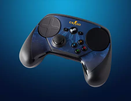 Комплект накладок CSGO Blue Camo для Steam Controller