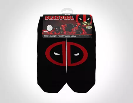 Короткие носки Marvel Deadpool