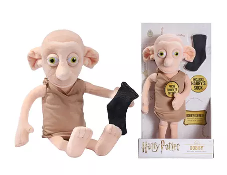 Мягкая игрушка Гарри Поттер Эльф Добби (со звуком)