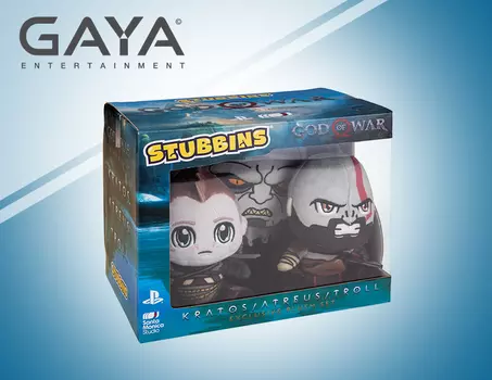 Мягкая игрушка God of War Kratos, Atreus, Troll (набор из 3 шт.)