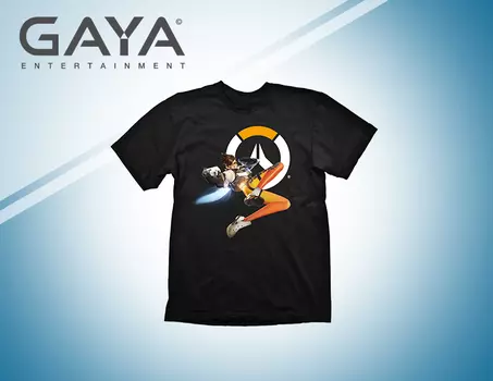 Мужская футболка Overwatch Tracer Hero (Размер M)