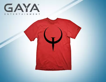 Мужская футболка Quake Logo (Размер XL)