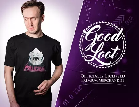 Мужская футболка Star Wars Falcon (Размер S)