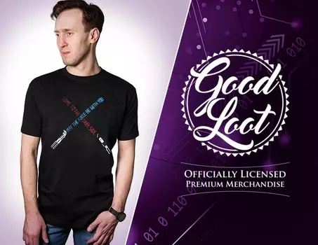 Мужская футболка Star Wars Light Sabers (Размер XL)