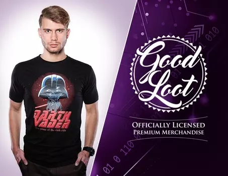 Мужская футболка Star Wars Pop Vader (Размер XS)