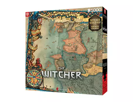 Пазл The Witcher 3 The Northern Kingdoms - 1000 элементов (Gaming серия)