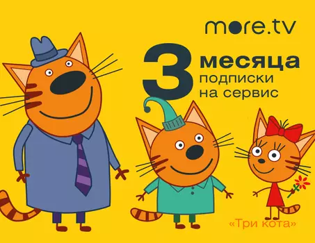 Подписка more.tv (3 месяца)